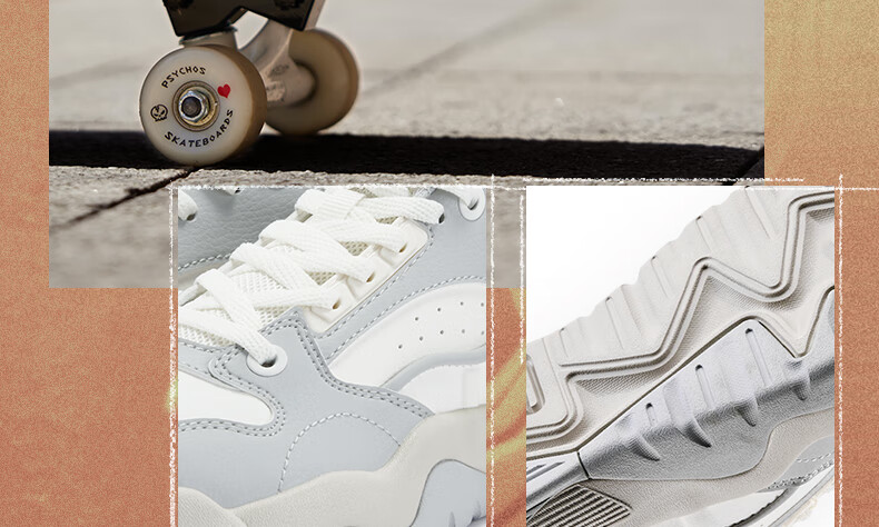 361° Women's Sports Shoes Xingran 5 Autumn Thick Sole Retro Low-top Sneakers Casual Versatile Shoes 682536618-3 10