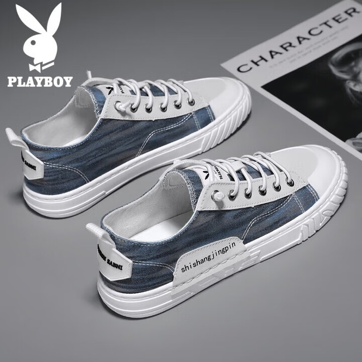 Мужские повседневные кроссовки PLAYBOY, модные, универсальные, удобные, для осени и зимы 2025, синие, размер 41
