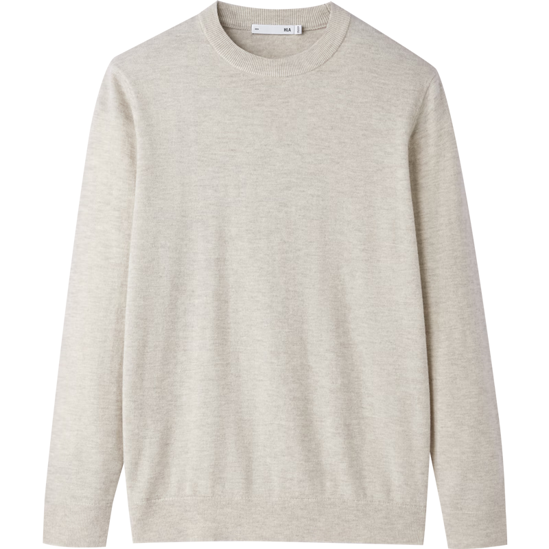 HLAHLA Light Business Classic Series Men's Long Sleeve Knitwear 25 Round Neck Sweater Autumn