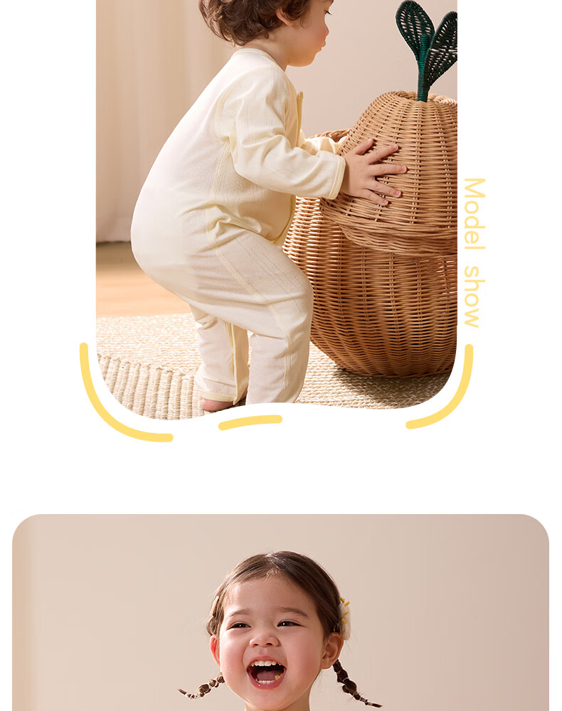 Shiyuejiejing Baby Romper, Summer Onesie for Boys And Girls, Class A Cotton Bodysuit, Long-Sleeve All-Season Home Wear 22
