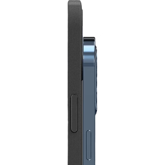 Чехол NEYAA для Apple iPhone 12 Pro Max, ультратонкий, прозрачный, матовый, противоударный, с защитой камеры, черный