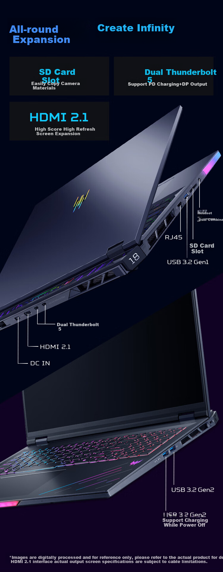 Acer Predator Battle Axe 9 Neo 16-Inch Gaming Laptop with Core I7-14650HX, 16GB RAM, 1TB Storage, RTX5060 GPU, 2.5K Display, 180Hz Refresh Rate 12