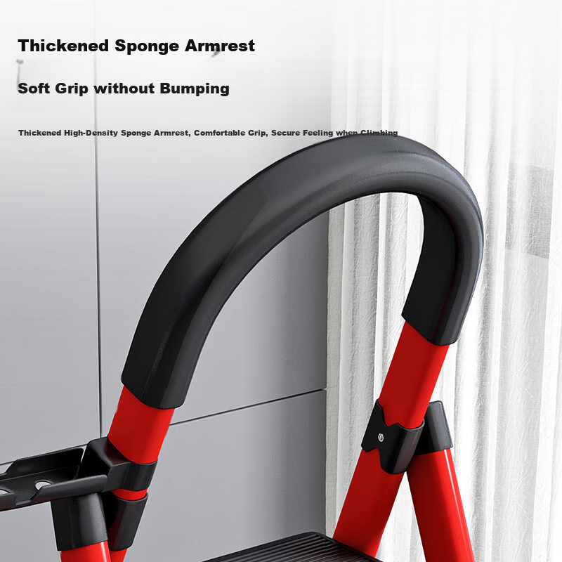 SHULIANG Ladder, Household A-Frame Ladder, Five-Step Ladder, Folding Engineering Ladder, Thickened Carbon Steel