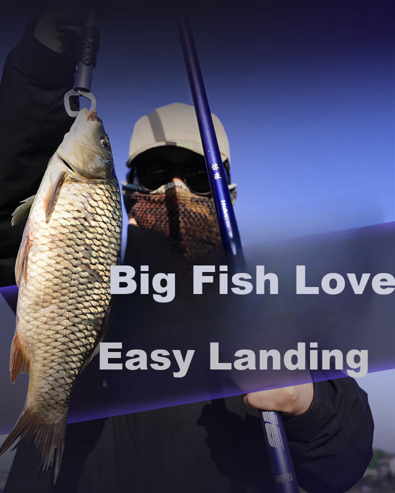 Jinglang 3.6-Meter Fishing Rod, Portable Short Section Stream Rod, 19 Sections 6H Lake And Reservoir Fishing Rod, Versatile Big Fish Fishing Pole, Fishing Tackle 6