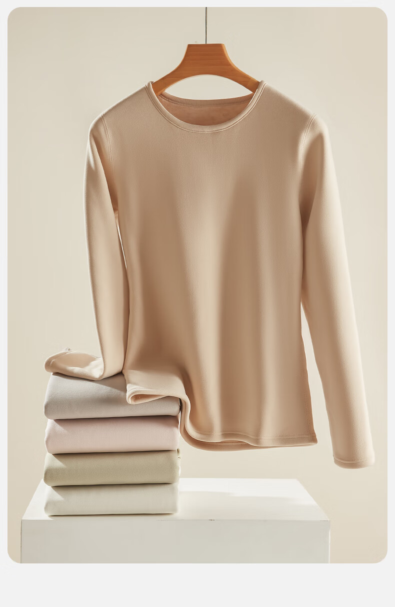 Miiow Women's Thermal Underwear Set Fleece Lined Thickened Wool and Silk Base Layer Autumn Winter Minus 40°C 22
