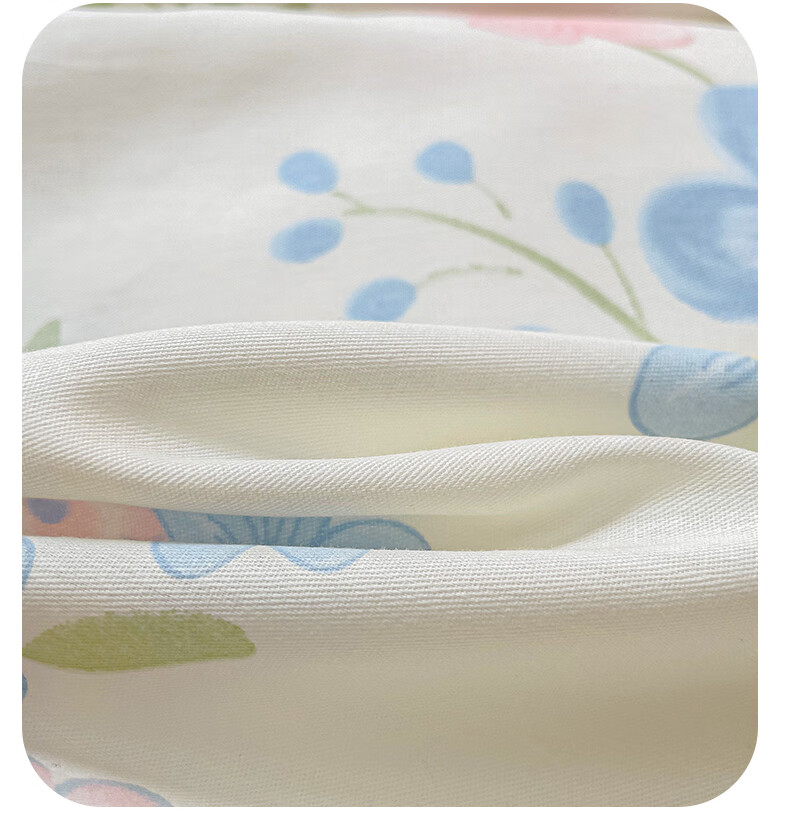 Hongdou Pure Cotton Bedding Set for 1.8/2 Meter Bed, Home Use Double Size Cotton Quilt Cover, 100% Pure Cotton Pillowcases, Bed Sheet And Duvet Cover, 220*240cm Mengyu 5