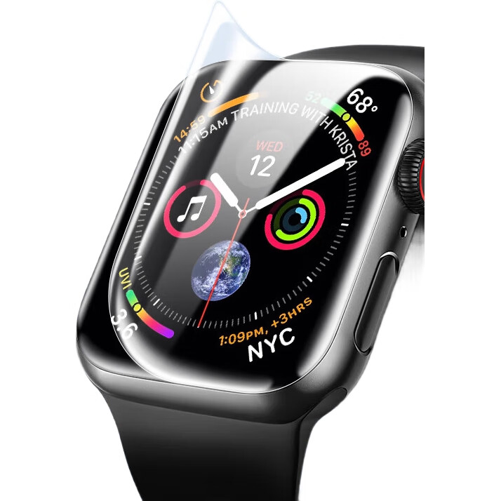 Защитная пленка PISEN для Apple Watch SE3/S9/8/7, гидрогелевая, 45/44 мм, HD, антицарапийная, 2 шт.