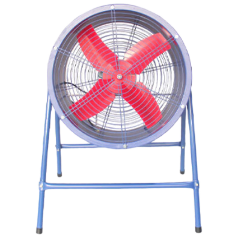 Fudonglai 24-inch Industrial Axial Flow Floor Fan Powerful Cylindrical Exhaust Ventilation Fan