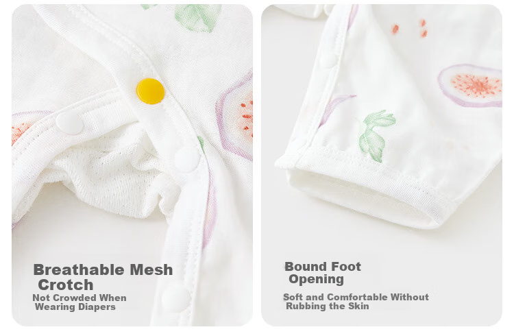 Wismorni Newborn Onesie, Summer Thin Style, Baby Romper, Crawling Suit, Summer Infant Clothing, Air Conditioning Wear 15