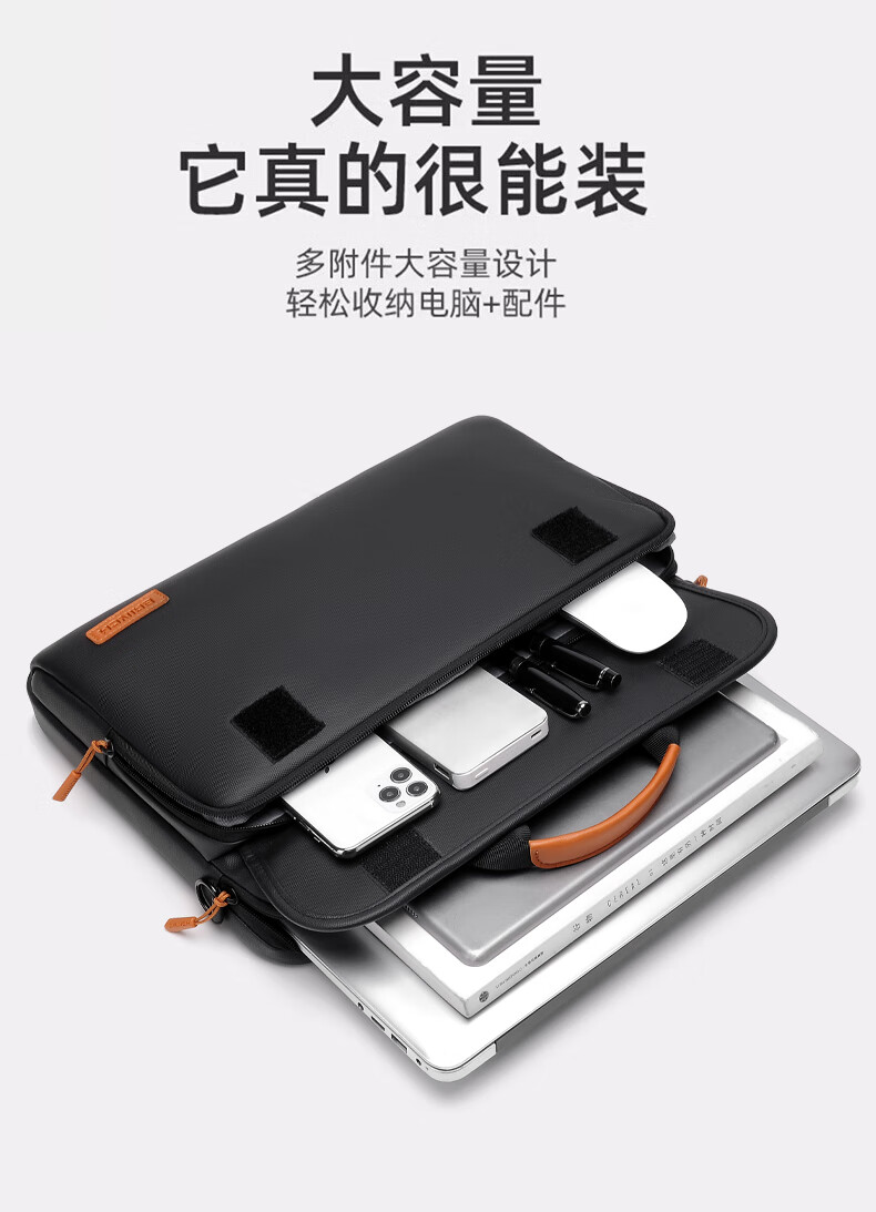BRINCH Laptop Backpack, 15/16 Inch, for Men And Women, Business Commute, Suitable for Huawei And Apple Computers 3