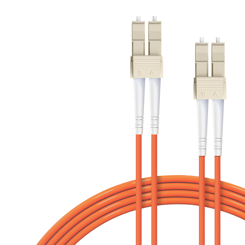 BYNET Telecom Grade Fiber Optic Patch Cable LC-LC (UPC) 50/125 OM2 Multimode Duplex Transceiver Pigtail Fiber Patch Cord 2.0 1 Meter