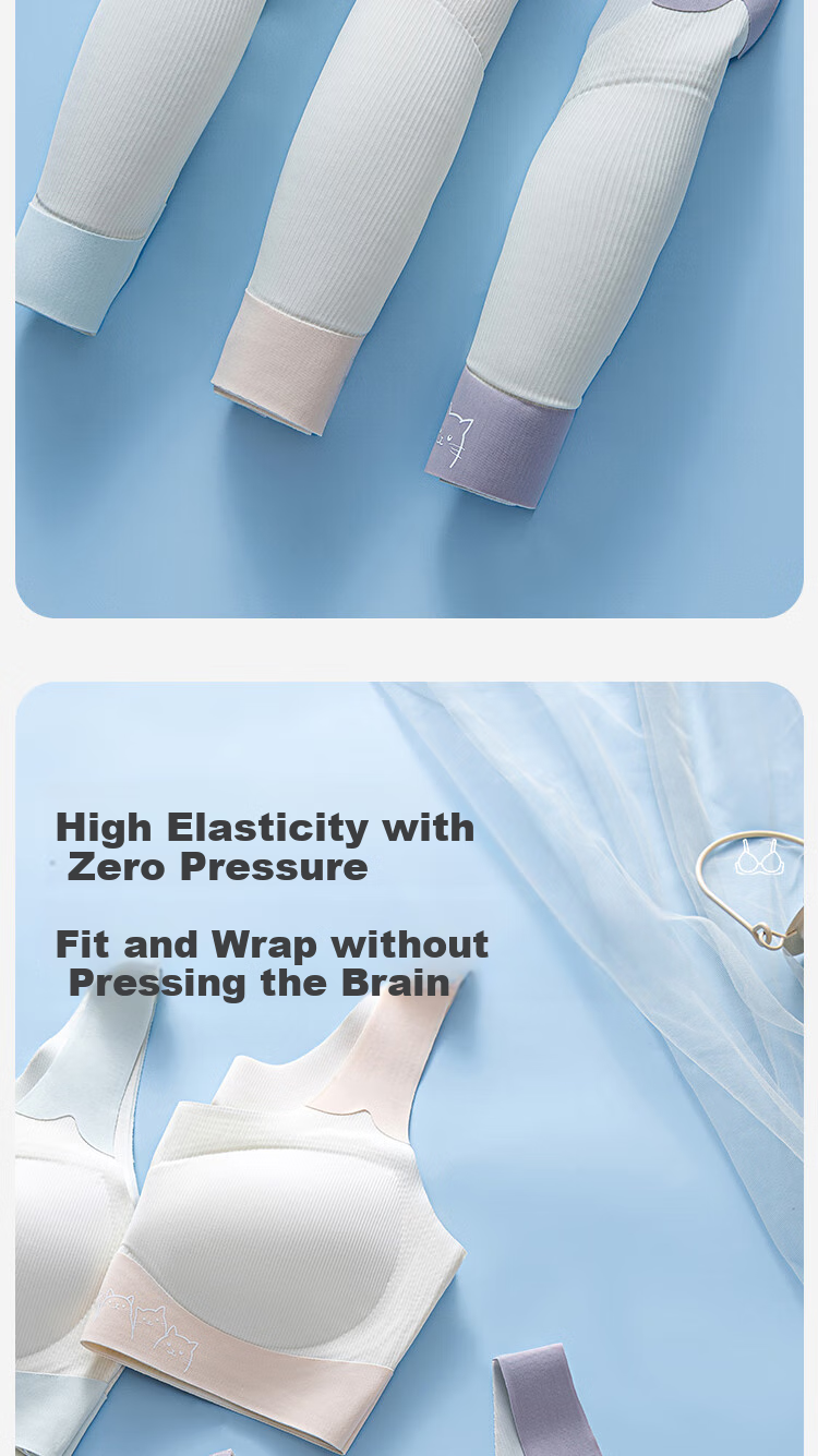 Ordifen 26 New Style [2-Pack] Girls' Bra, Anti-Shock And Anti-Hunching, for Teenage Girls in Puberty, Underwear for Middle School Students, 16 Years Old, 3 Levels 11