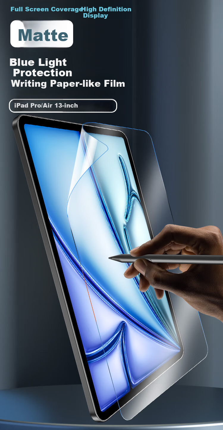 Freeson Screen Protector for Apple IPad Pro/iPad Air, 13-Inch M4 Chip, 2026/25/24 Model Tablet, Anti-Blue Light Protective Film, Smooth Drawing, Non-Interference Paper Film 1