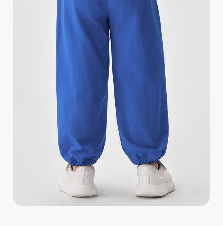 Badibadi Summer Infant And Toddler Pure Cotton Mosquito-Repellent Pants, Versatile Sports Trousers for Boys And Girls, Baby Clothing, Round Logo Little Rabbit, Size 90 10