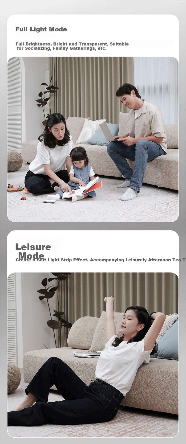 BenQ Aora Ceiling Light, Eye-Protecting Full-Spectrum LED, Soft Lighting for Living Room, Intelligent Voice Control, All-Inclusive Price 8