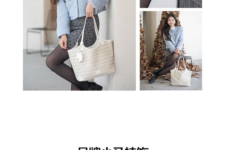 NUCELLE Wave Tote Bag, 2026 New Women's Handbag, Commuter Shoulder Bag for Ladies, Large Capacity Lightweight Laptop Bag, Birthday Gift 10