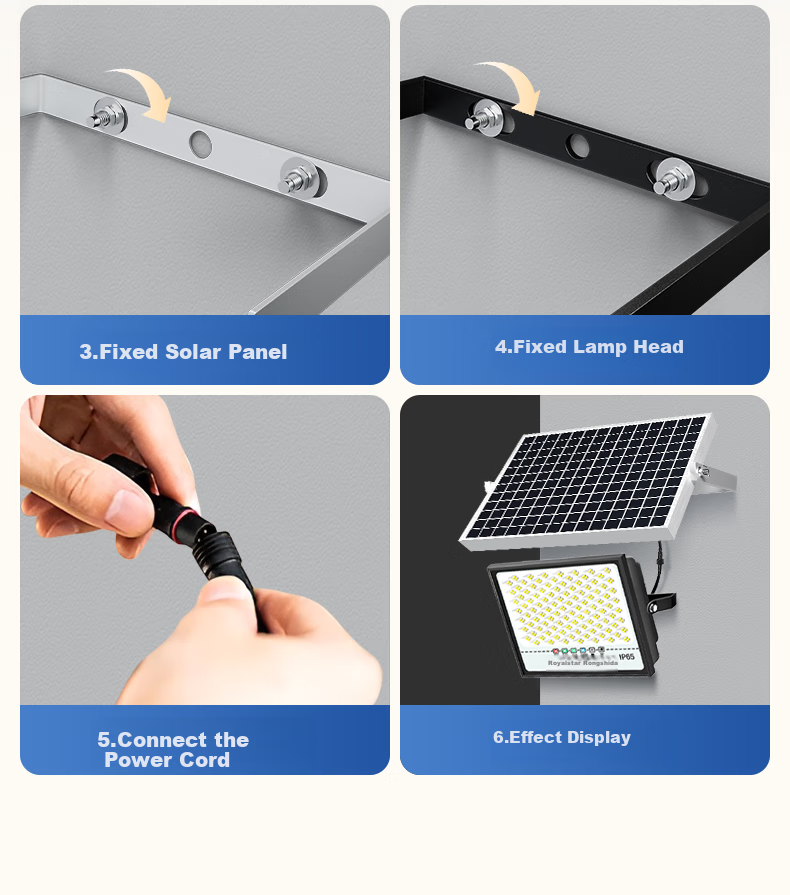 Rongshida Solar Garden Light, Outdoor Lighting, Home Street Lamp, LED Waterproof Floodlight, Exterior Landscape Light 31