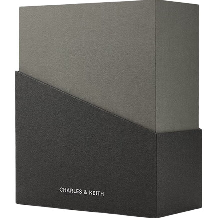 CHARLES&KEITH [No Shipping for Single Purchase] 2025 Limited Edition Daily Gift Box, 30*24*12cm, Can Be Used As Bookend, Black And Gray Color
