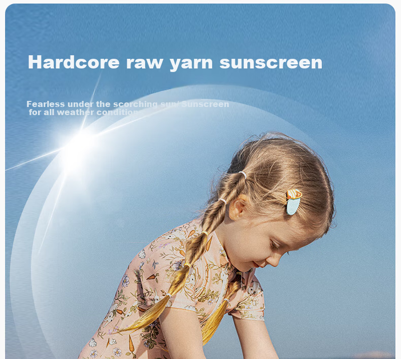 OUYUN Jelly Cool Kids Girls Summer Quick-Dry Sun-Protective One-Piece Swimsuit Cat Paradise 120 4