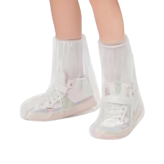 Lelandi Disposable Rain Shoe Covers Waterproof Foot Covers Durable Rain Boots for Students And Children L1180