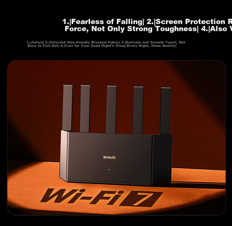Tenda Router Yunxiao BE3600 [Raging WiFi 7 | JINGDONG Exclusive First Release] 2.5G Port Wireless Gigabit Wall-Penetrating Signal Booster Mesh Floor-Standing Desig 5