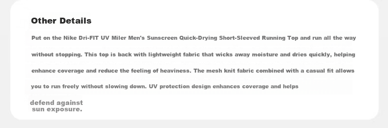 NIKE Men's Sun Protection Short-Sleeve T-Shirt, Knitted Collarless, Athletic Casual, DV9316-010 Black And Gray, XL 2