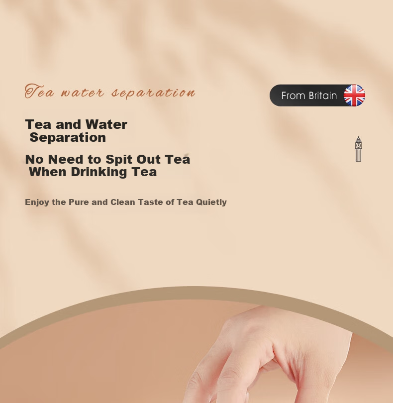 BVGMAV British Tea Infuser Glass Cup for Men, Double-Layer Glass Water Bottle with Tea Strainer, Portable Car Cup, High-End Gift 7