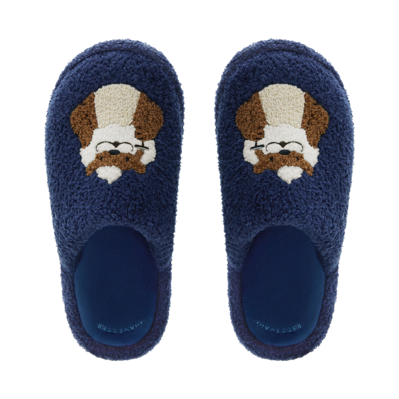 Jiao Nei [Wang Yibo Edition] Plush 520H Zoo Theme Unisex Slippers Warm Antibacterial Odor-Resistant Autumn Winter