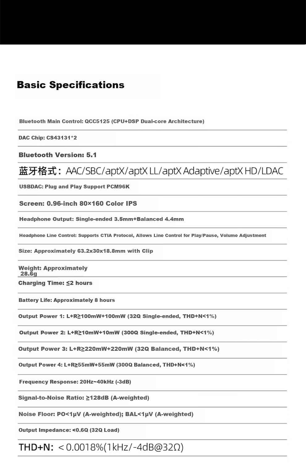 FiiO BTR13 Bluetooth 5.1 Decoding Headphone Amplifier with Microphone, Compatible with Computer Desktop Tablet Mobile Phone Speakers Sound Card Universal Black Decoder 18