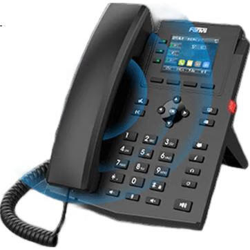 Fanvil X303W SIP Telephone with Color Display Screen, HD Voice Quality, Six-Way Conference, And Network Phone System