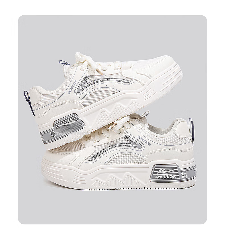 Huili Official Women's Sneakers, Spring 2026 Thick-Soled Casual Versatile Sports Shoes for Women, Beige Gray, Size 36 14
