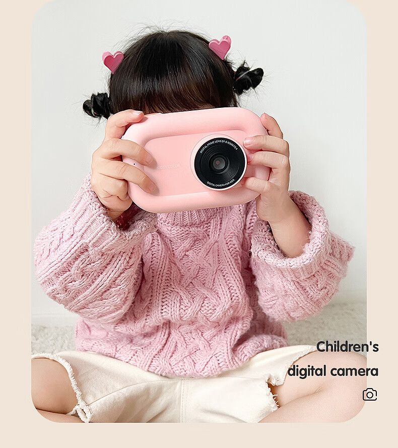 KIDDYCOLOR Children's Cartoon Camera Digital CCD Student Toy Dual Camera Touchscreen WIFI Transfer Girls' Birthday Gift 3