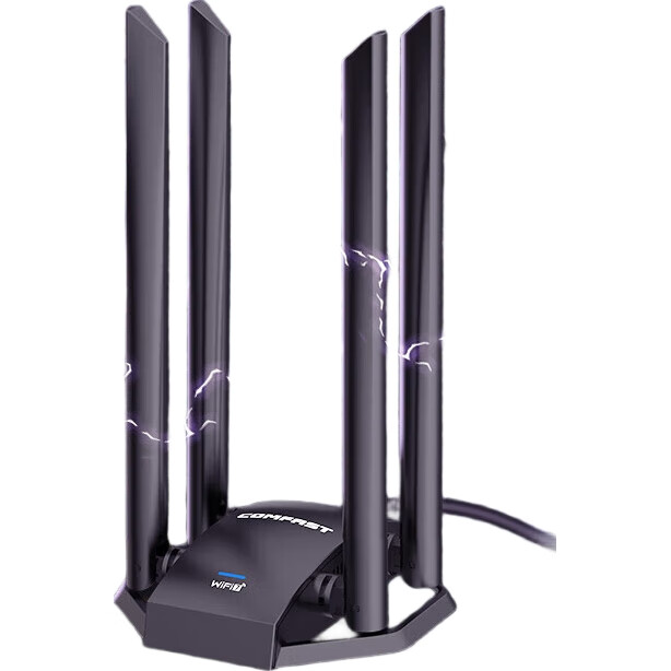 Wi-Fi 7 адаптер COMFAST CF-985BE, 5Ghz, USB 3.0, внешний, 6500 Мбит/с, для настольных ПК и ноутбуков