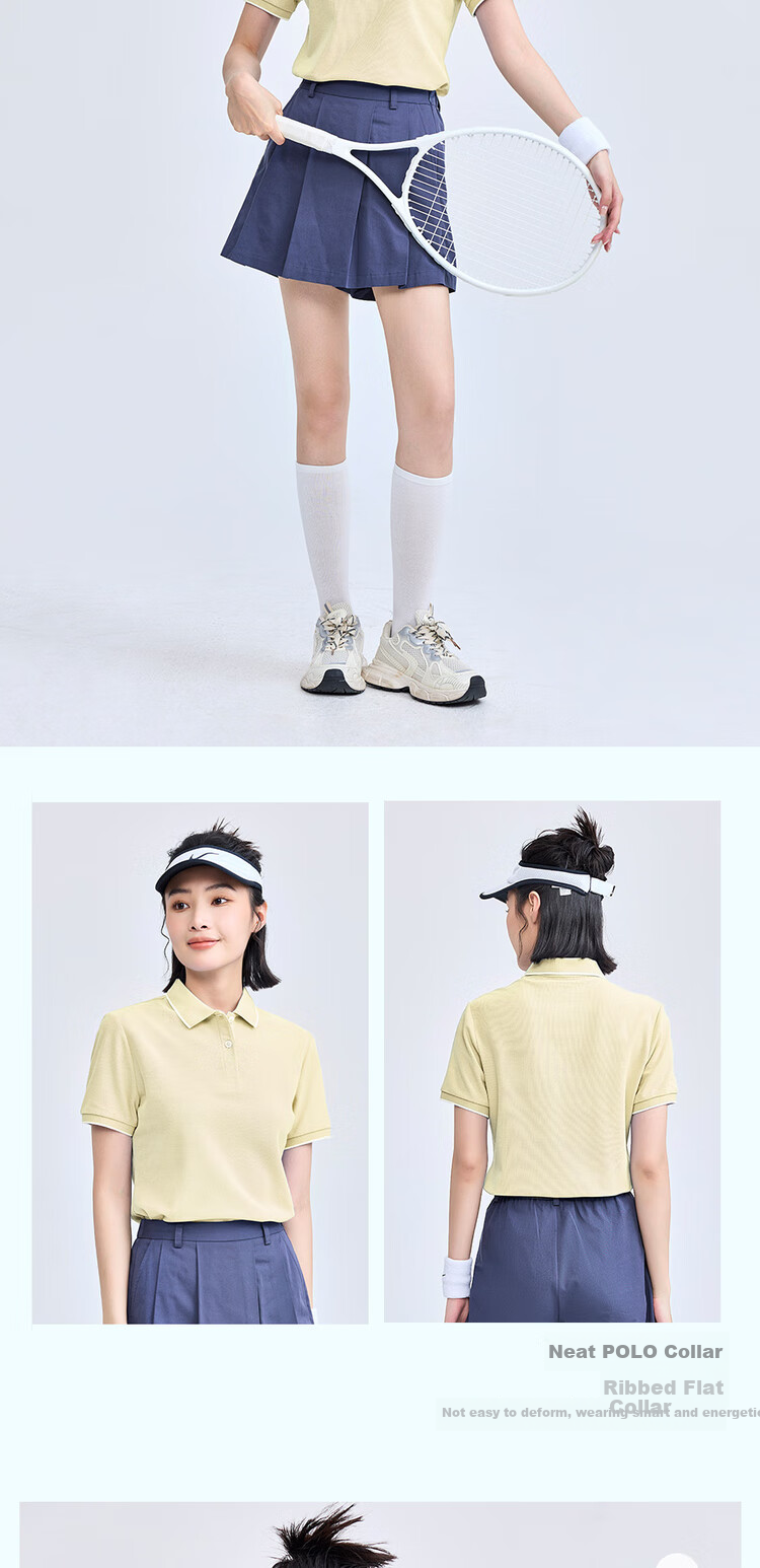 Giordano Women's Polo Shirt, Summer New Style, Turn-Down Collar Top, Pique Fabric Slim-Fit Short-Sleeve POLO Shirt for Women, 05311399 15