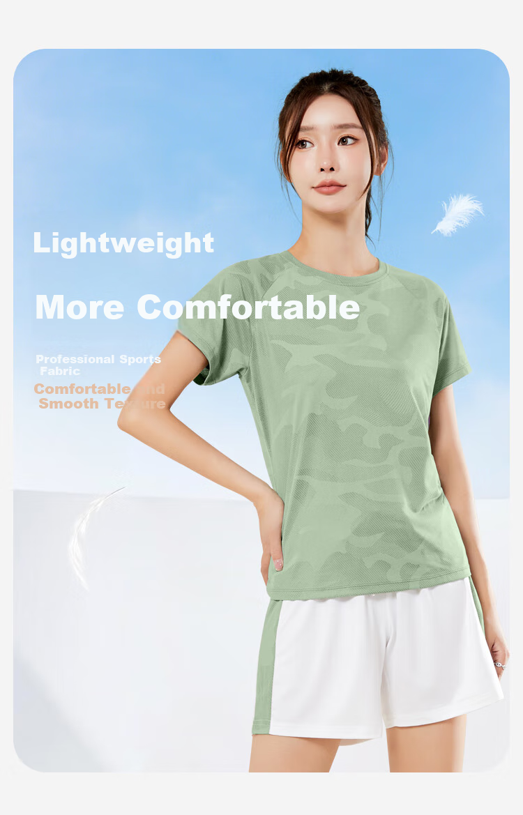 Fandimu Badminton Outfit for Women, Sports Running Yoga Tennis Fitness Wear, Breathable Comfortable Outdoor Training Hiking 6