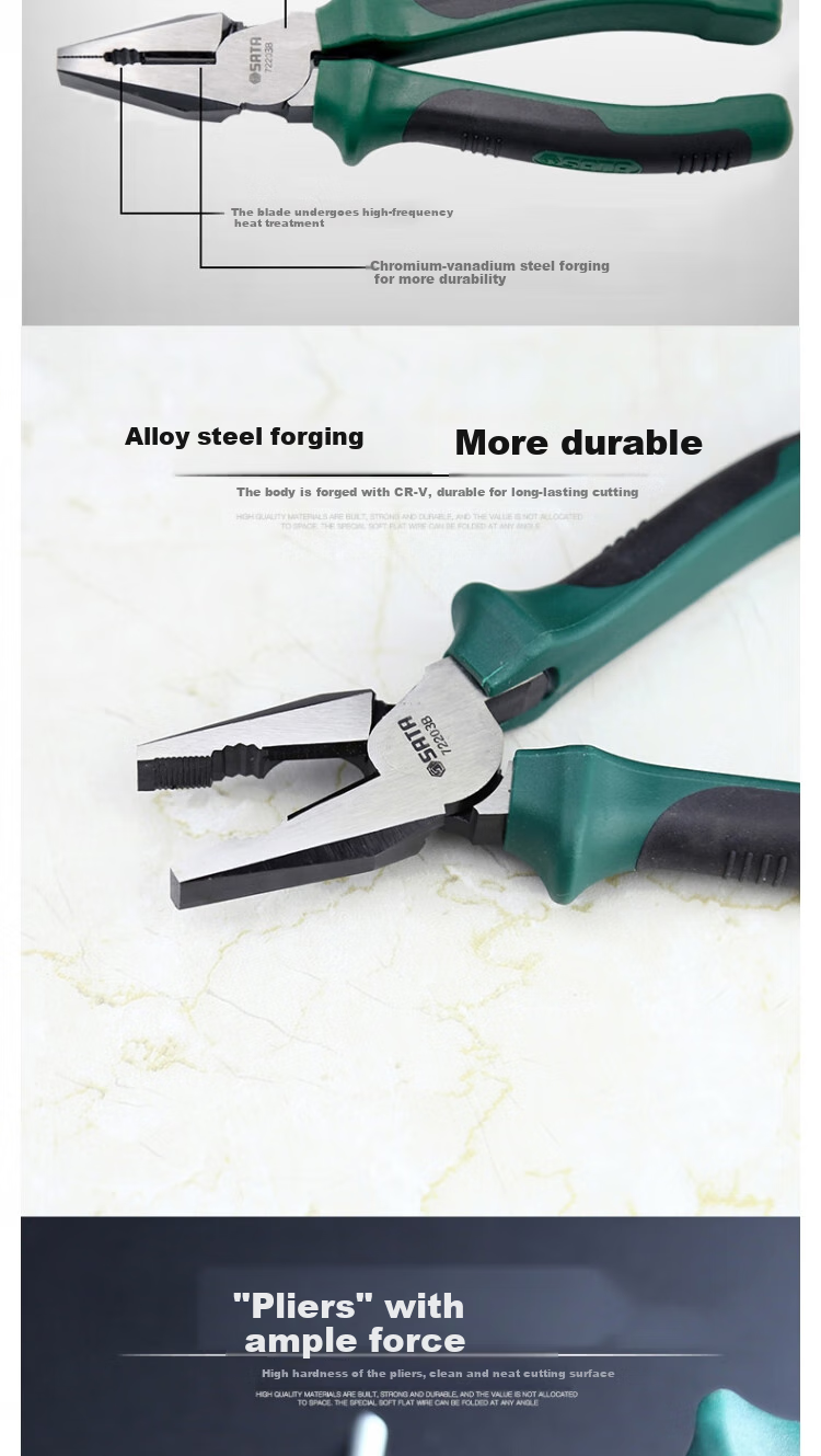 Shida 8" Labor-Saving Wire Pliers, 72203B 2