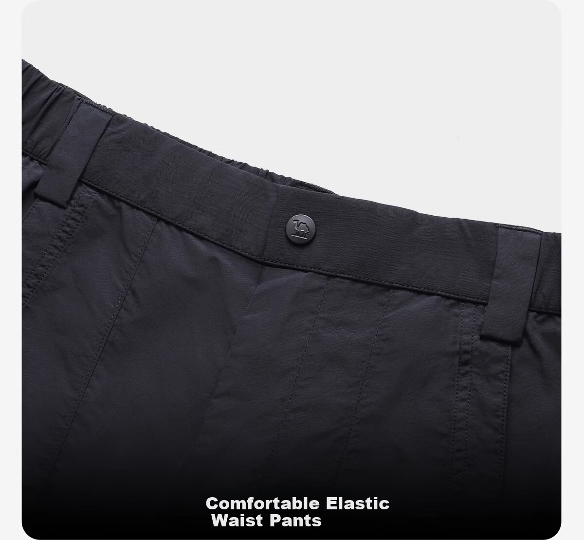 CAMEL Wang Junkai's Style Outdoor Quick-Dry Ice-Cool Casual Pants for Men, Spring Loose Breathable Straight-Leg Casual Hiking Trousers 17