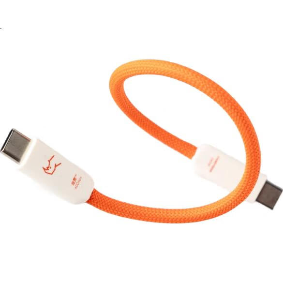 Кабель CANDYSIGN Candy Factory Thunderbolt 4 USB4, 240W, Type-C, 0.5м, черный