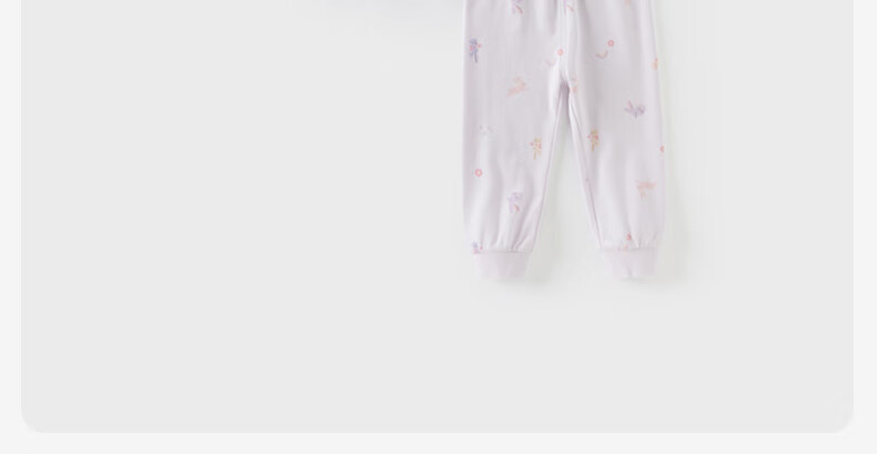 DAVE & BELLA Girls' Autumn Cotton Long Johns Set Baby Children's Pajamas Infant 5