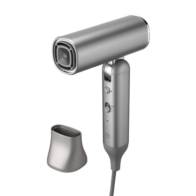 JD Original Beauty High-Speed Hair Dryer Foldable Silver 39 Billion Plasma Blower for Home Use, Quiet Negative Ion High-Power Hair Protection Electric Hair Dryer Birthday Gift for Men And Wome