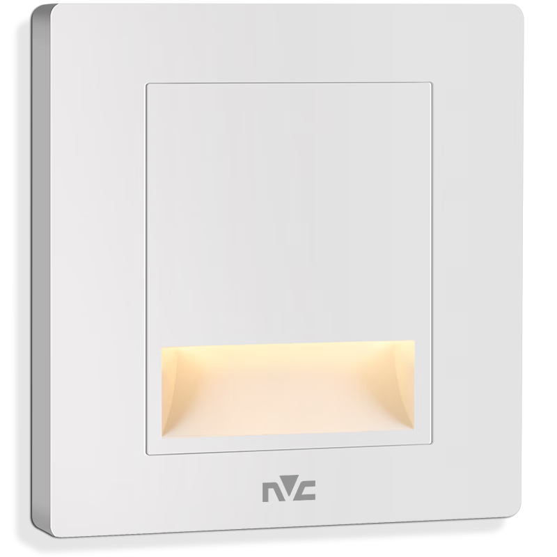 NVC Human Sensor Smart Night Light 86 Embedded Footlight Spotlight Corridor Passageway Light with Delay Off Function