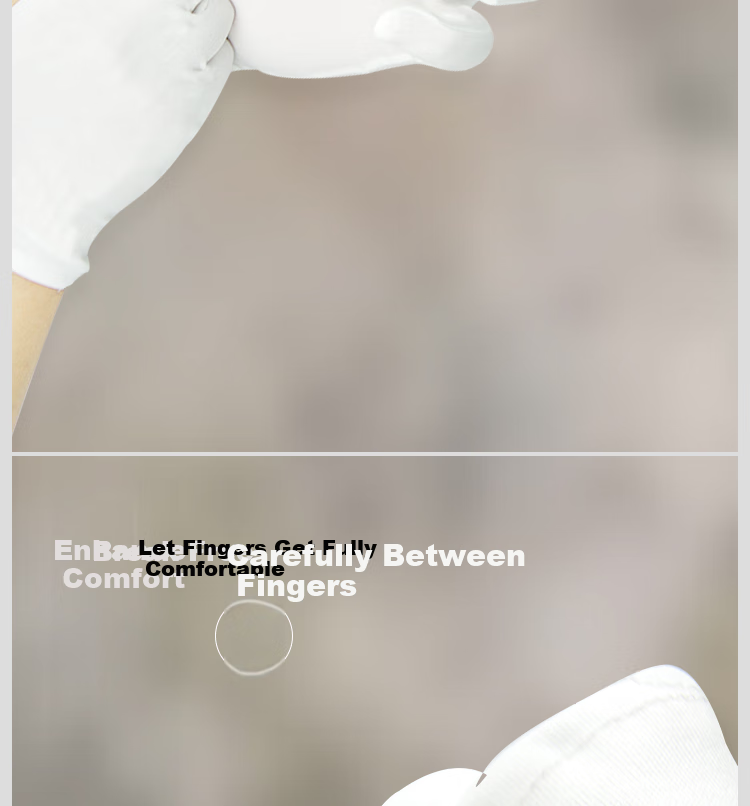 BAIGE White Gloves, Etiquette Gloves, Protective Work Gloves, Cotton Sweat Cloth, Jewelry And Antiques Inspection, Performance Driving Gloves 7