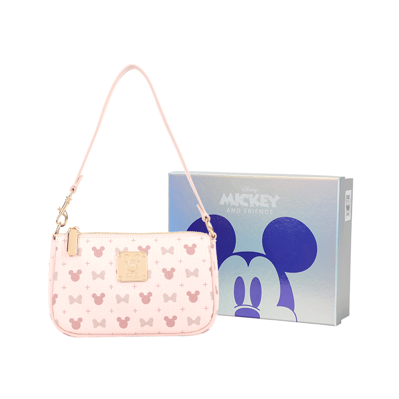 Disney Handbag, Women's Shoulder Crossbody Bag, Mickey Mouse Design, Underarm Bag, Birthday Gift for Women, Gift Box Packaging