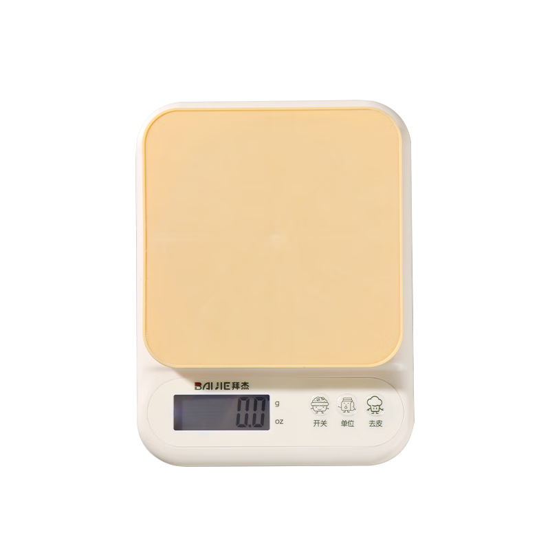 Baijie Electronic Kitchen Scale High Precision Food Scale Gram Scale Baking Scale 0.1g/10kg Rechargeable