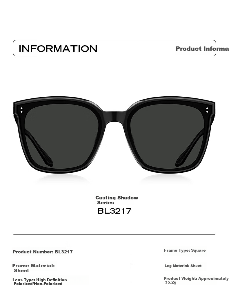 BOLON Sunglasses for Men And Women, Polarized Versatile UV Protection Square Sunglasses BL3217 C11-Translucent Gray 3