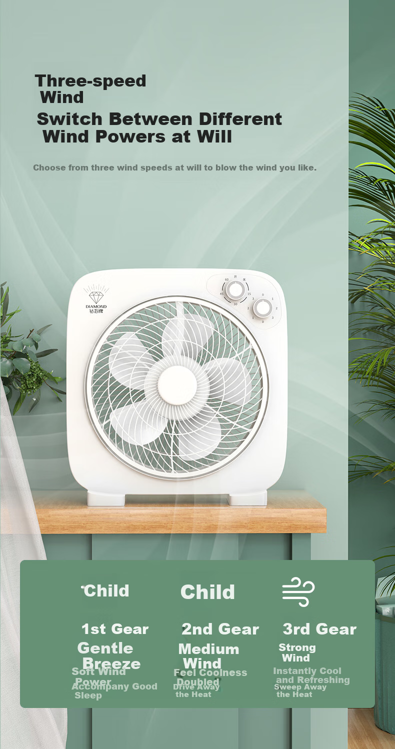 Zuanshipai Electric Fan, Desktop Page Fan, Home Small Desk Fan, Hongyun Fan, Dormitory Table Fan, Desktop Mini Fan, Student Bed Fan with Timer, Electric Fan KCY25-T3 4