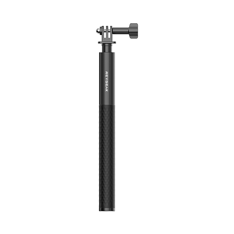 REYGEAK Adjustable Sports Camera Selfie Stick Compatible with DJI Action 5 Pro/4/3, Handheld Pole for Insta360 Ace Pro 2/X5, Osmo 360, GoPro Extension Rod Tripod