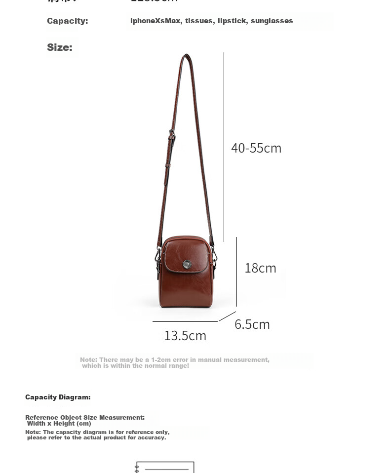 C.BANNER Leather Handbag for Women, Crossbody Bag, Fashionable Commuter Shoulder Bag, Light Luxury Brand Birthday Gift for Girlfriend on May 20 8