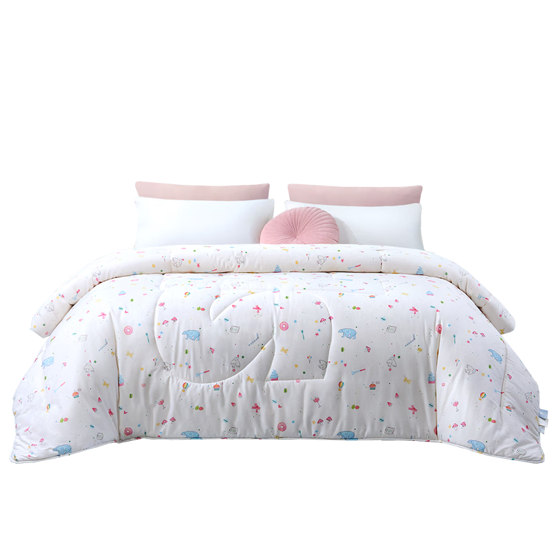 Fuanna Kids Pure Cotton Antibacterial 30% Soybean Fiber Quilt Winter Quilt Autumn and Winter Quilt Core 7.6 Jin 230*229cm