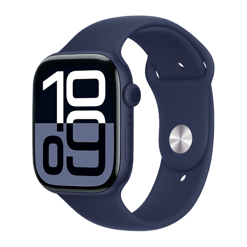 MSSM Compatible Apple Watch Band for Apple Watch Ultra 4/S12/10/9/SE3, Sports Silicone IWatch Strap Breathable - Deep Sea Blue 44/45/46/49
